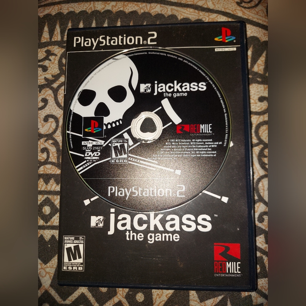 Ps2 jackass the game Playstation 2 MTV complete good dickhouse